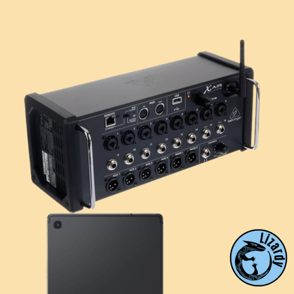 Mikser cyfrowy — Behringer XR16 X AIR + tablet do zdalnego sterowania