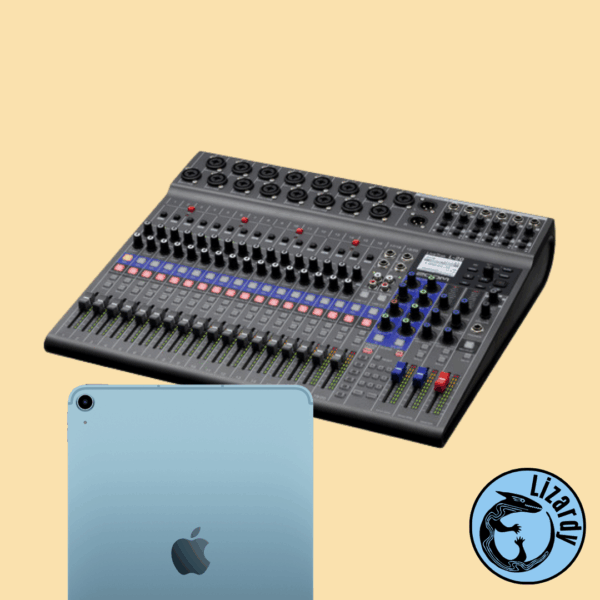 Mikser – ZOOM Live Track L-20 + iPad do zdalnego sterowania