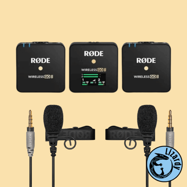 Zestaw Rode Wireless GO II + 2x mikrofony krawatowe Rode Lavalier